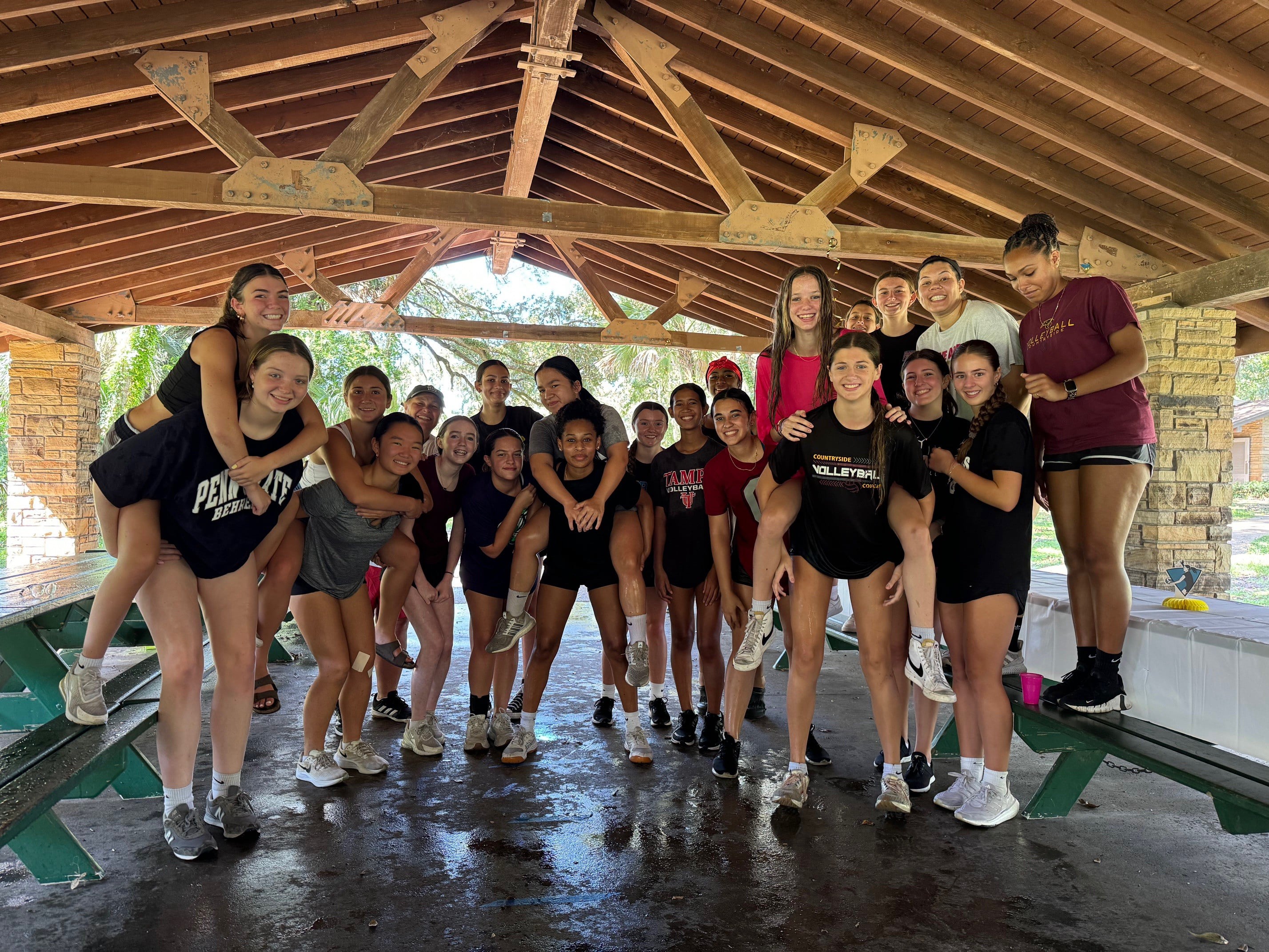 chs team hanging out