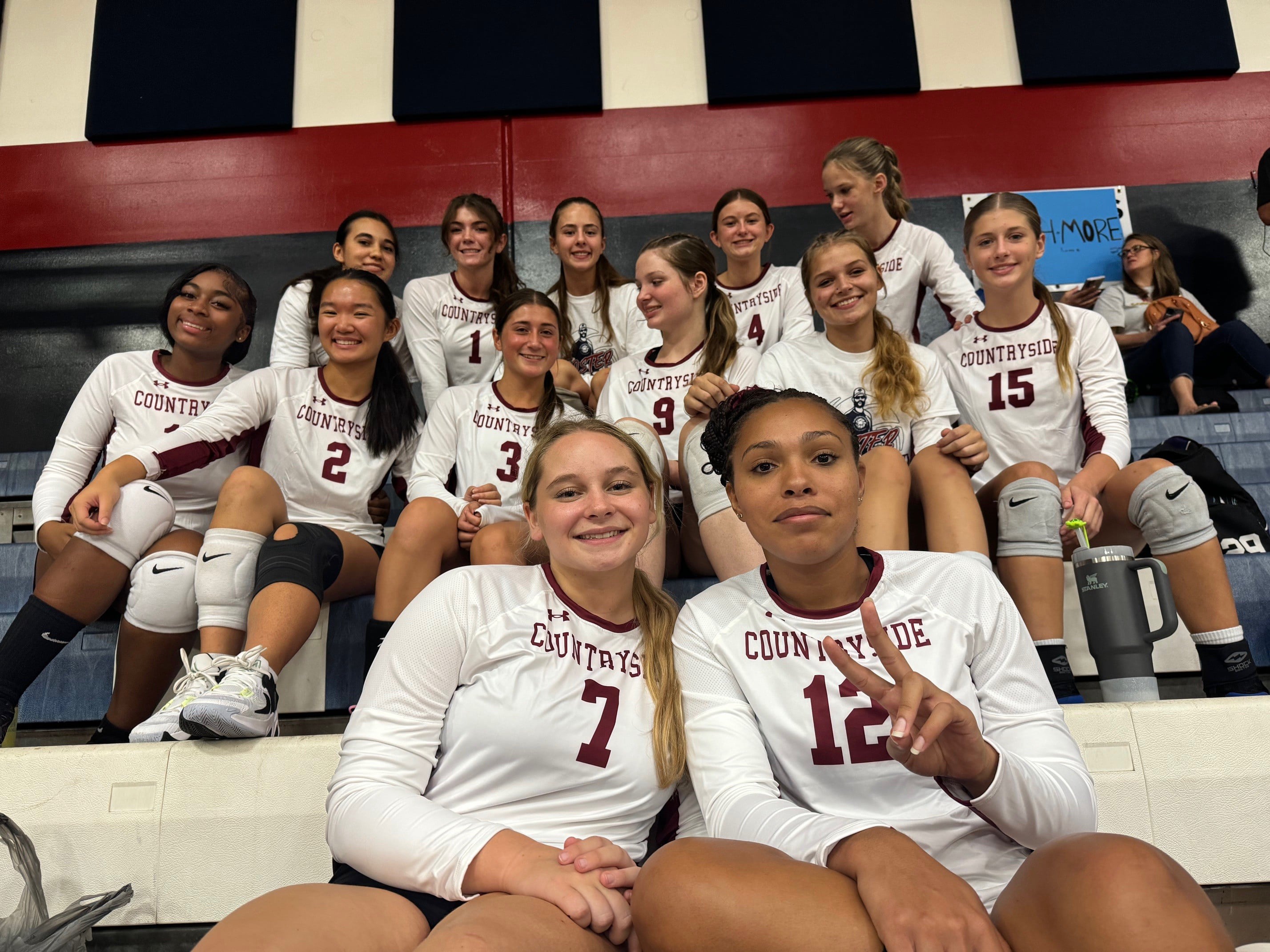 chs team in the stands