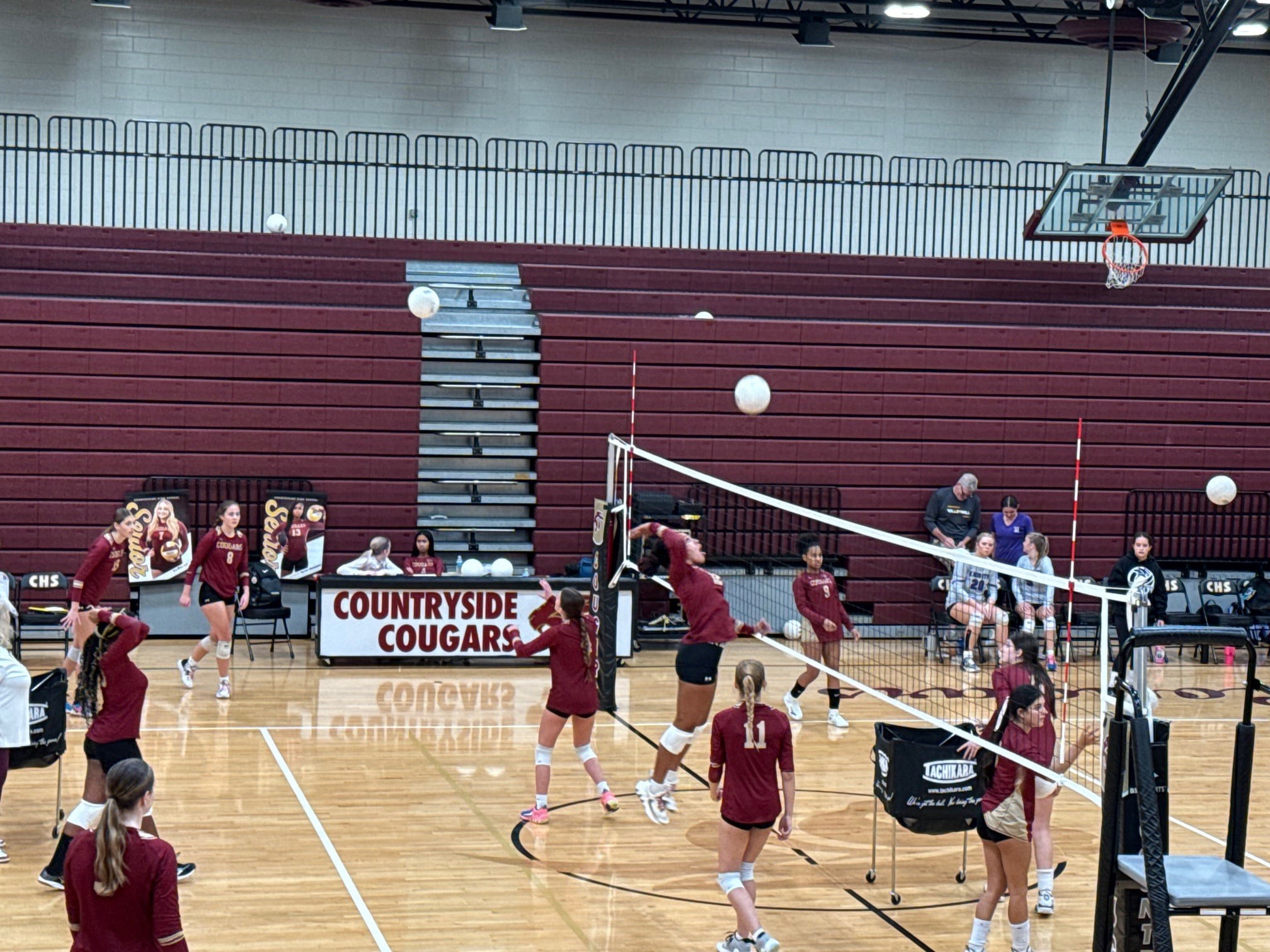 chs team playing a match