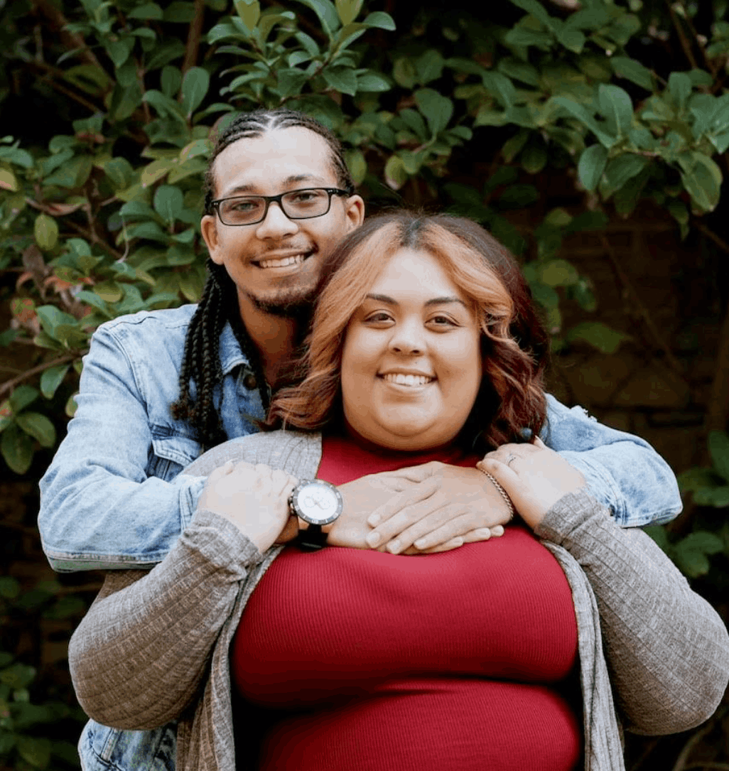 Jaya Palmer with partner
